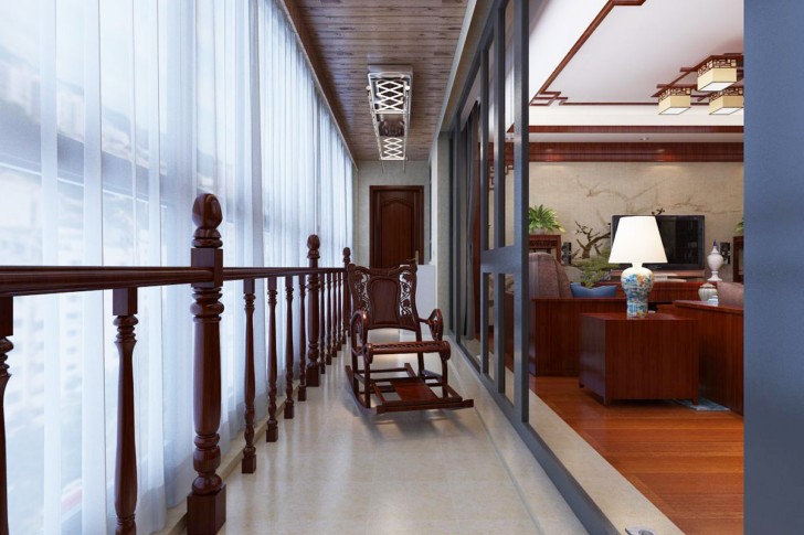 【济南业之峰】锦兰园三室两厅新中式风格平装修
