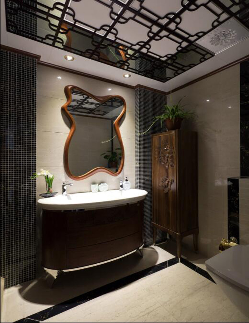 北京顺义金宝城三居新中式家装设计案例展示