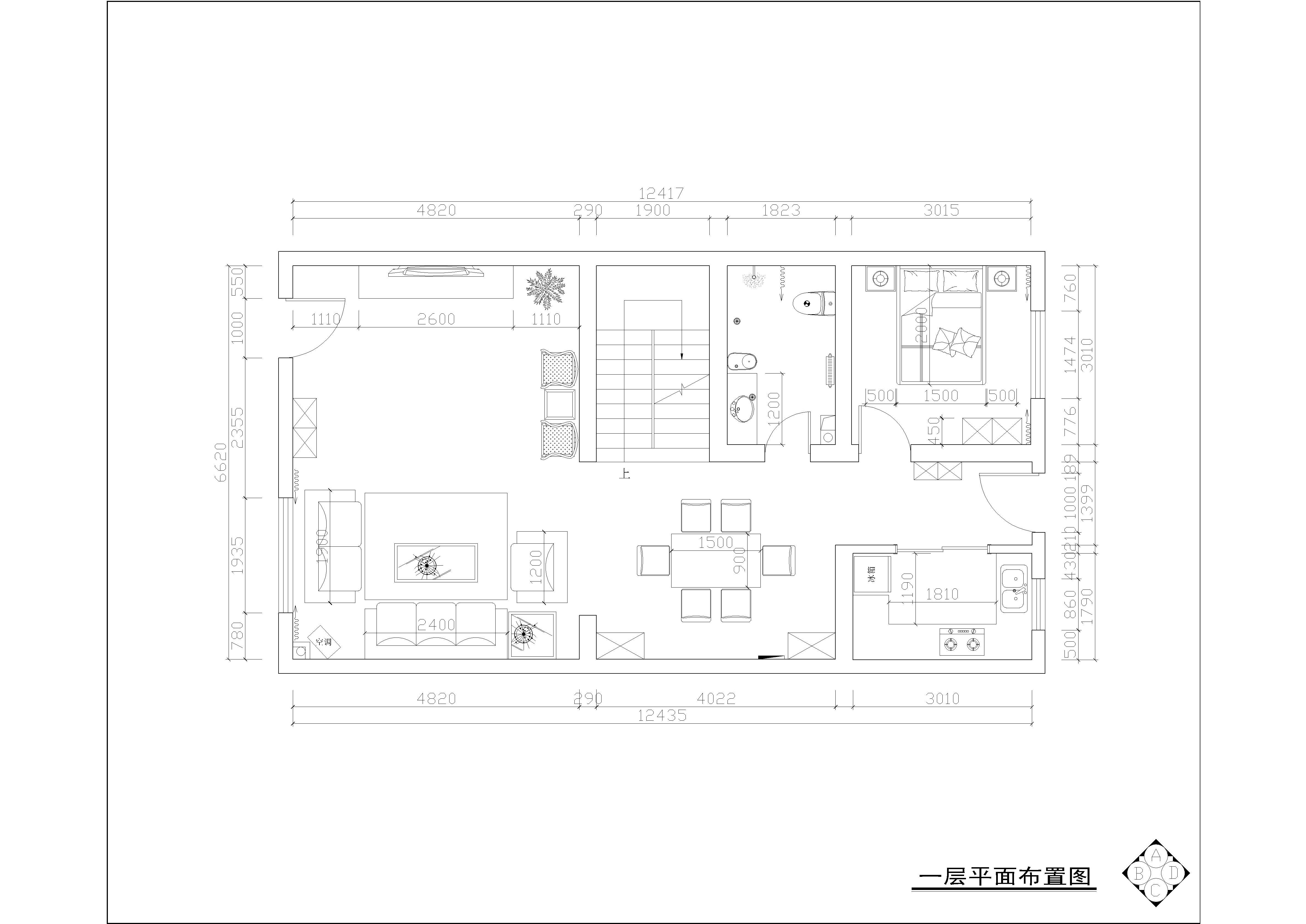 新中式风格别墅装修效果图