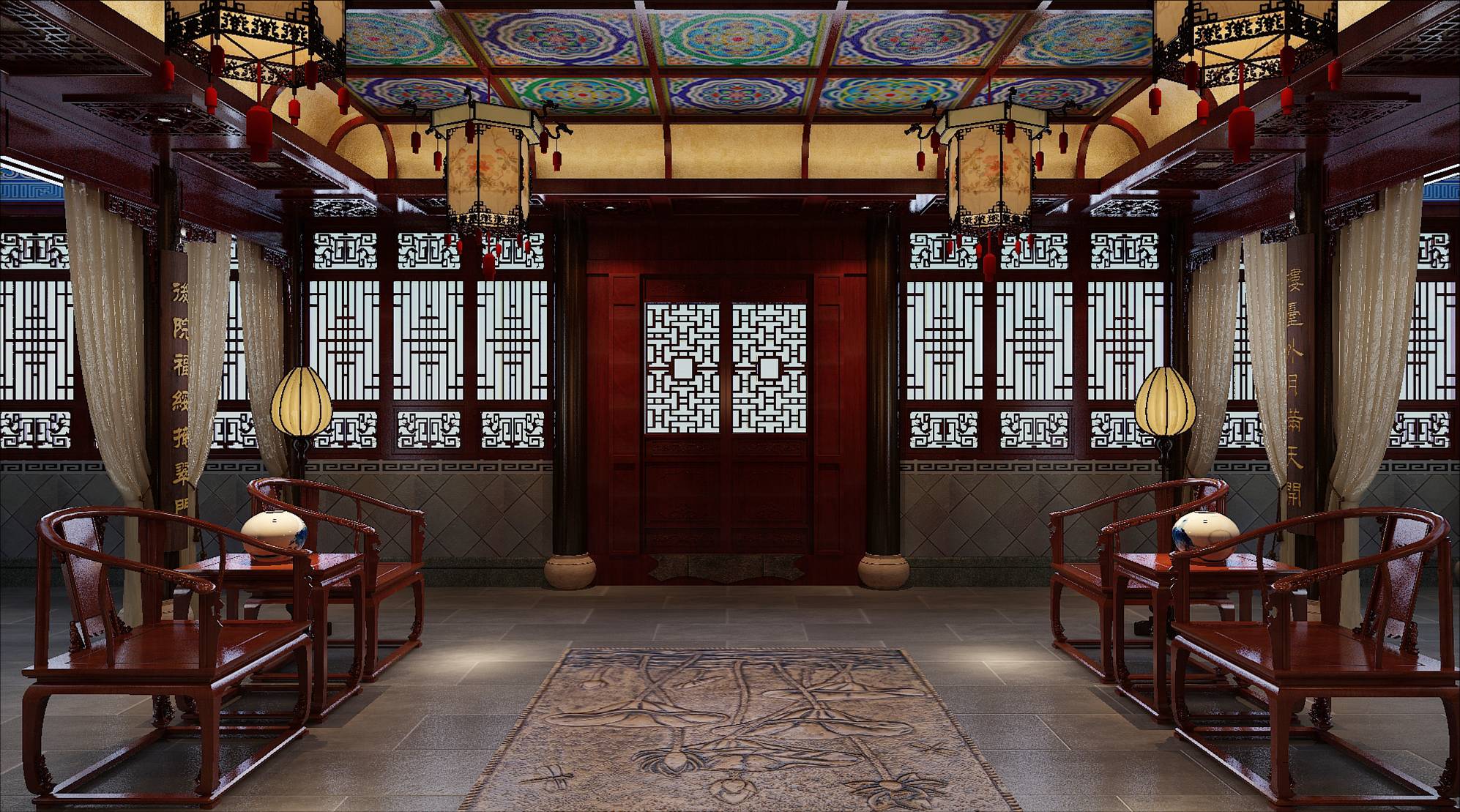 红石原著-中式风格-别墅