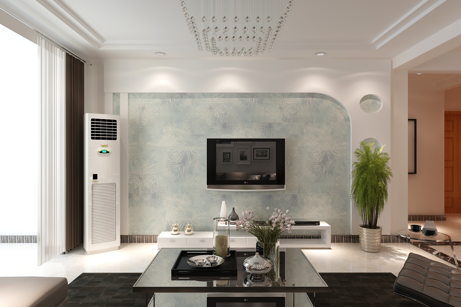 用简洁的造型，清新的色彩打造舒适的家居环境