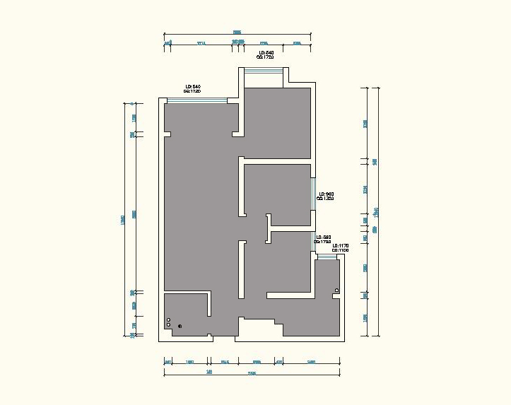 兰亭·御湖城四期99平米现代三居室设计