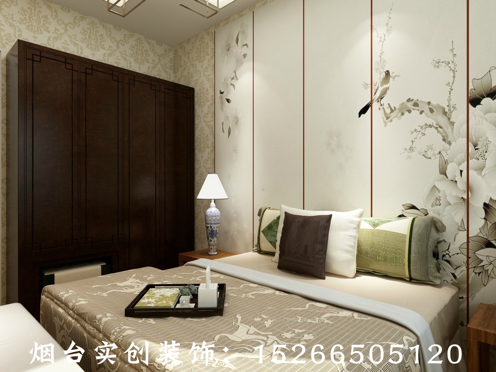 翡翠明珠-109平米-中式风格