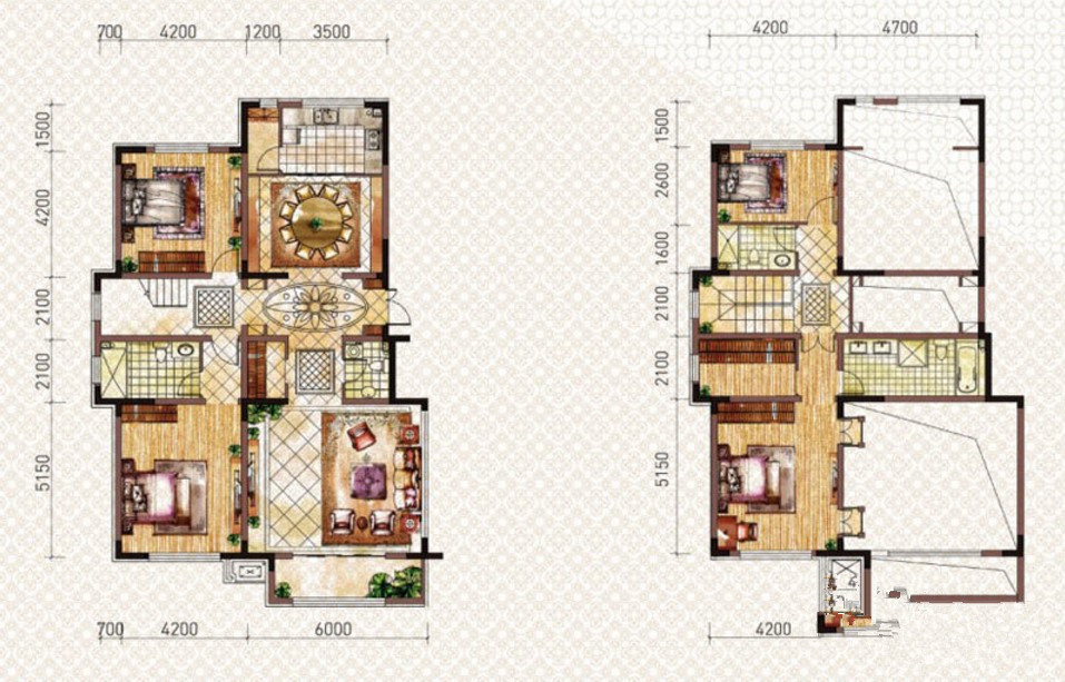 中海国际社区 400平别墅 中式风格