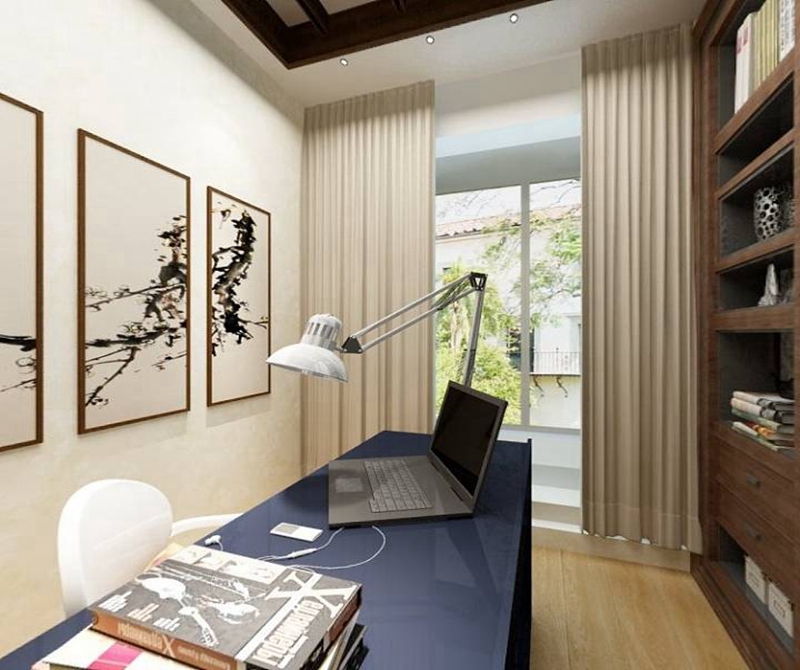 龙城国际-新中式风格-三居室