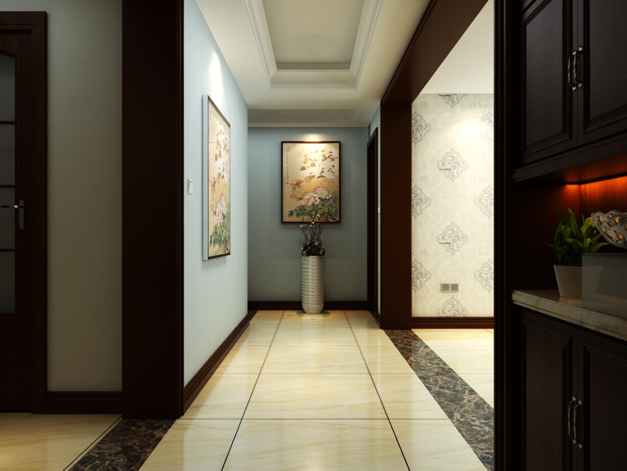 新中式风格-147平米三居室