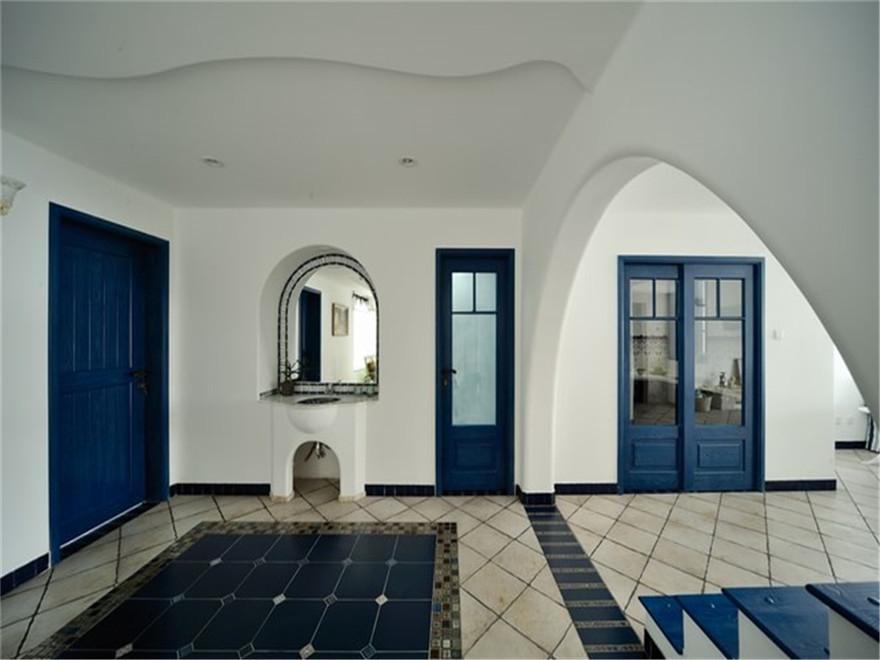 绿城理想之城-三居室-90平米-地中海风格