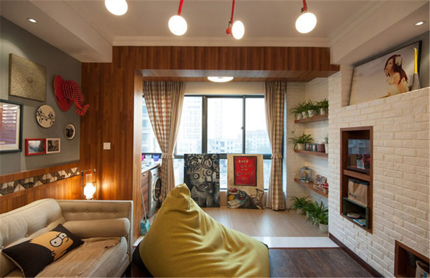 海尔博悦兰庭-二居室-90平米-混搭风格