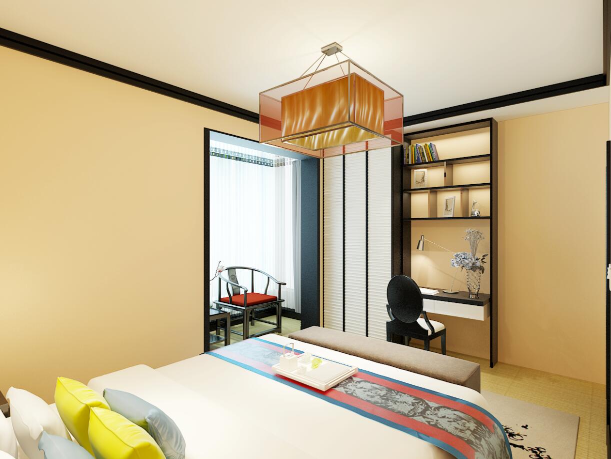 新中式风格-127平米三居室