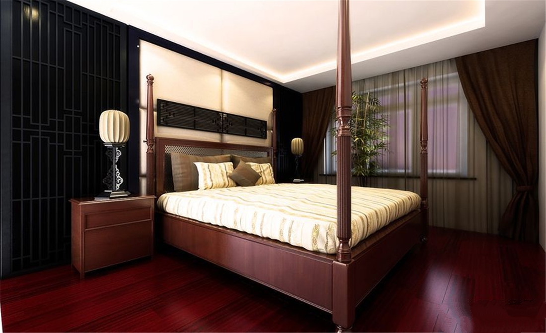 中海国际 四居室 140平 新中式风格