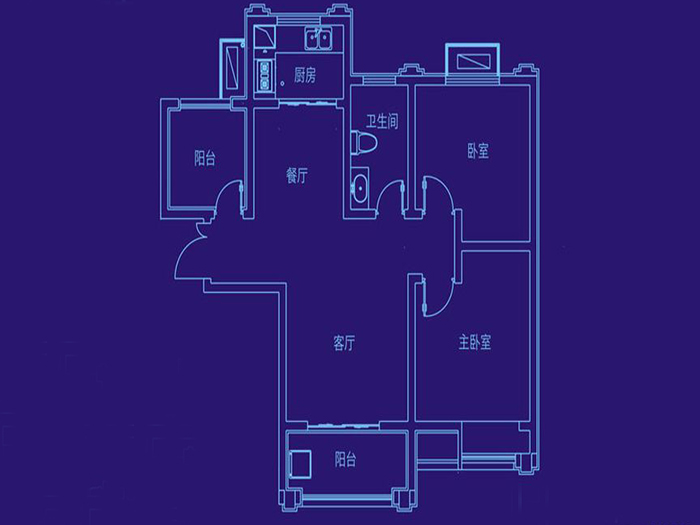 紫檀华都——简约三居室