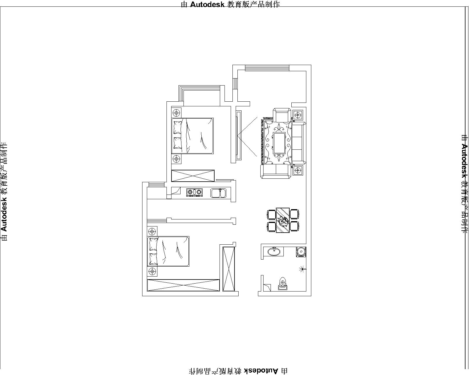 浦东雅典 89平米 两居室 现代简约