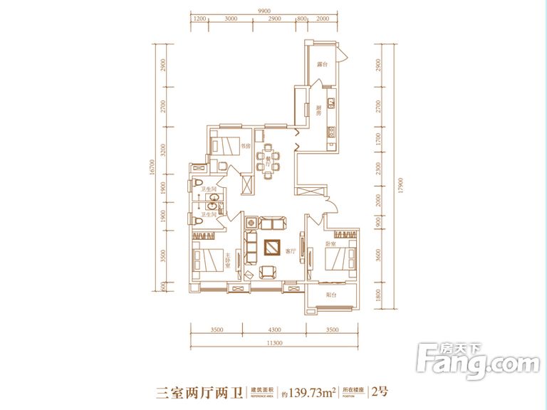 东胜紫御府、欧式新古典风格、三室两厅