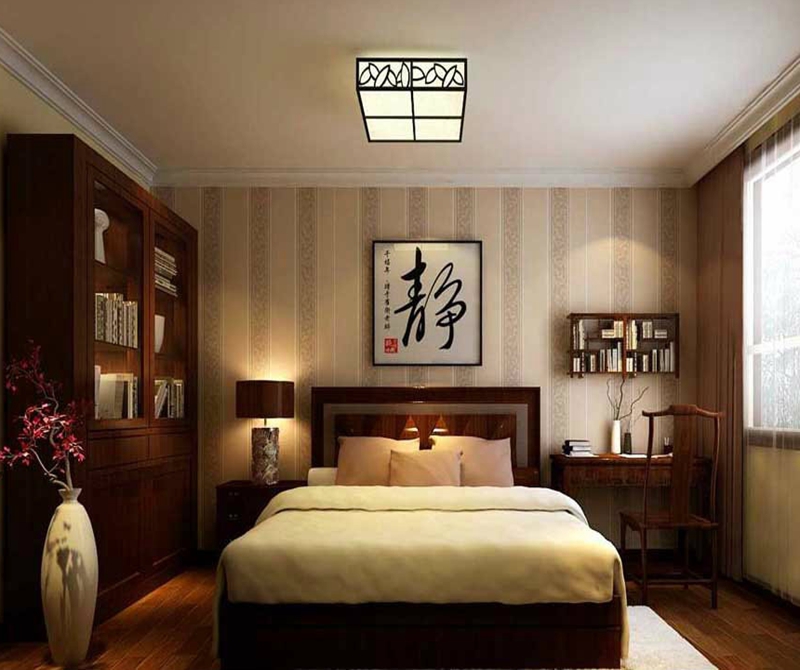 紫晶悦城二居室中式风格效果图