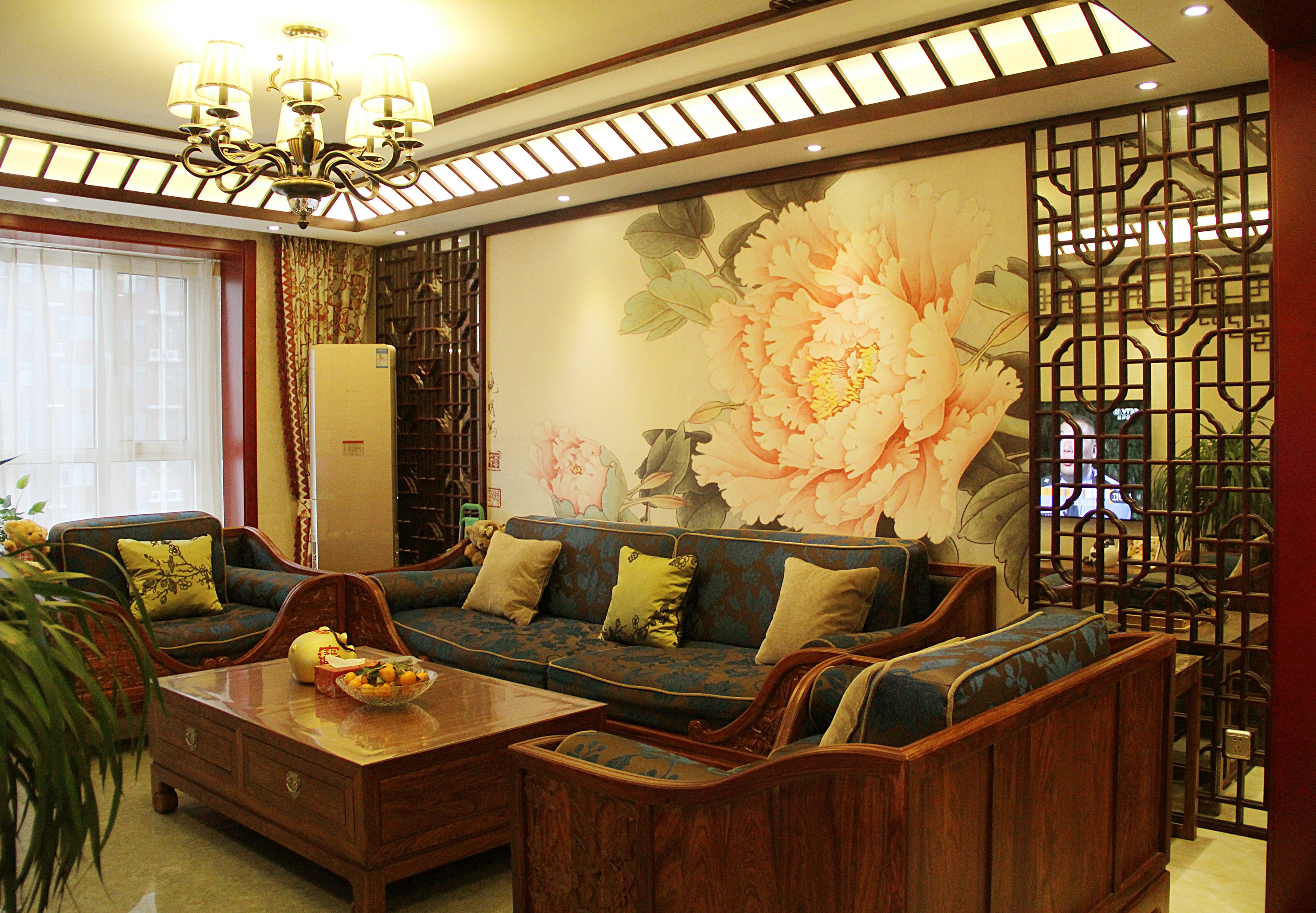 珠峰国际180㎡-新中式风格-三居室装修案例