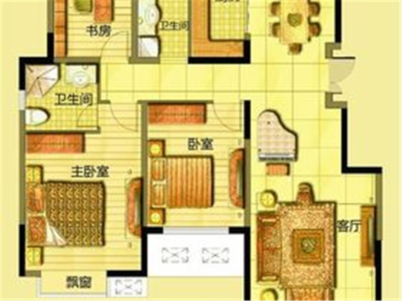 丹桂苑美式居家装、全包888/m超低活动价