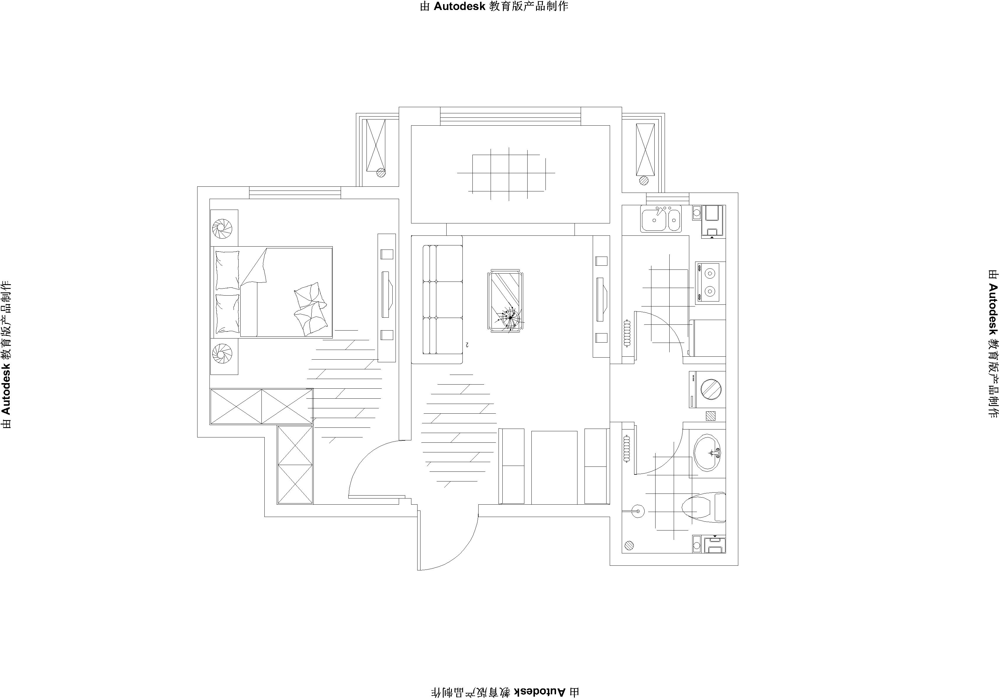 盛世福邸-一居室-63.00平米-装修设计