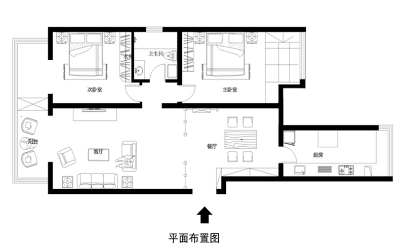 欧式风格设计四平园小区