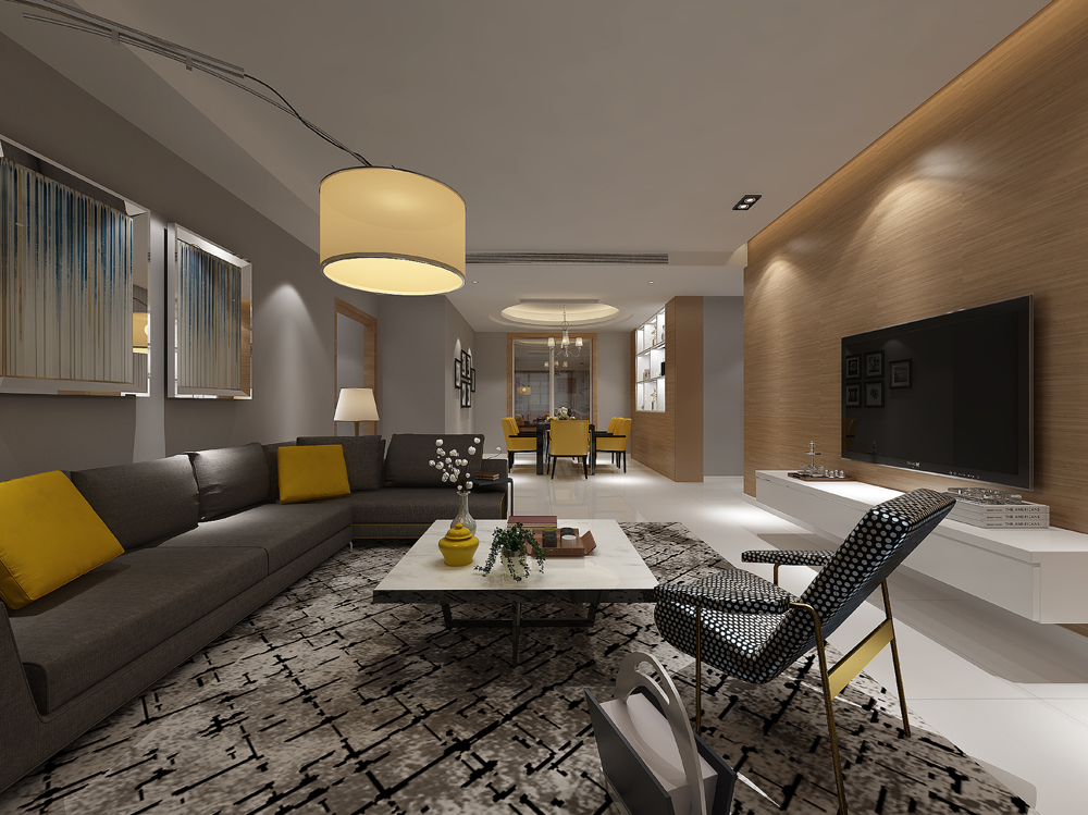 新城尚东区175㎡四室两厅现代简约风格案例