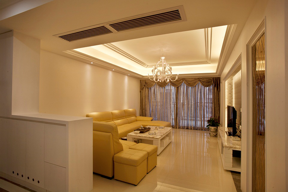 杭州首开国风美域115平三居室简欧风格装修案