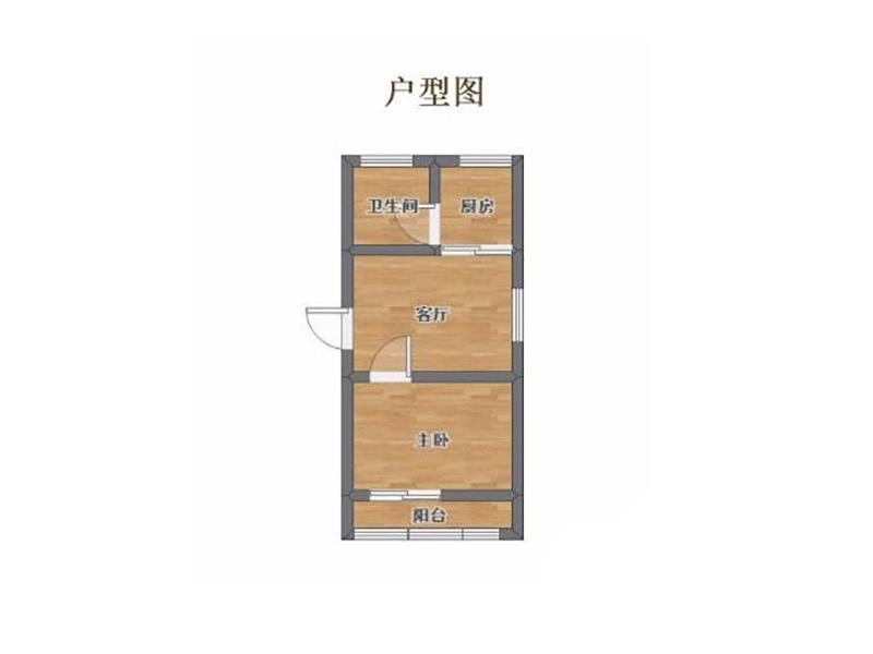 田园风格一居室43平米6万-翠苑三区装修案例-杭州房