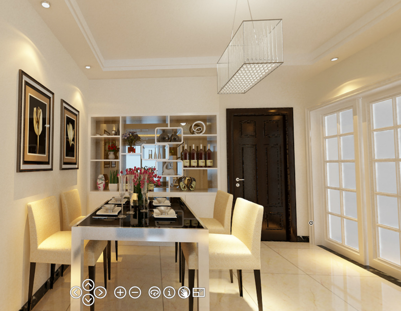 永威南樾二室两厅现代简约的装饰风格