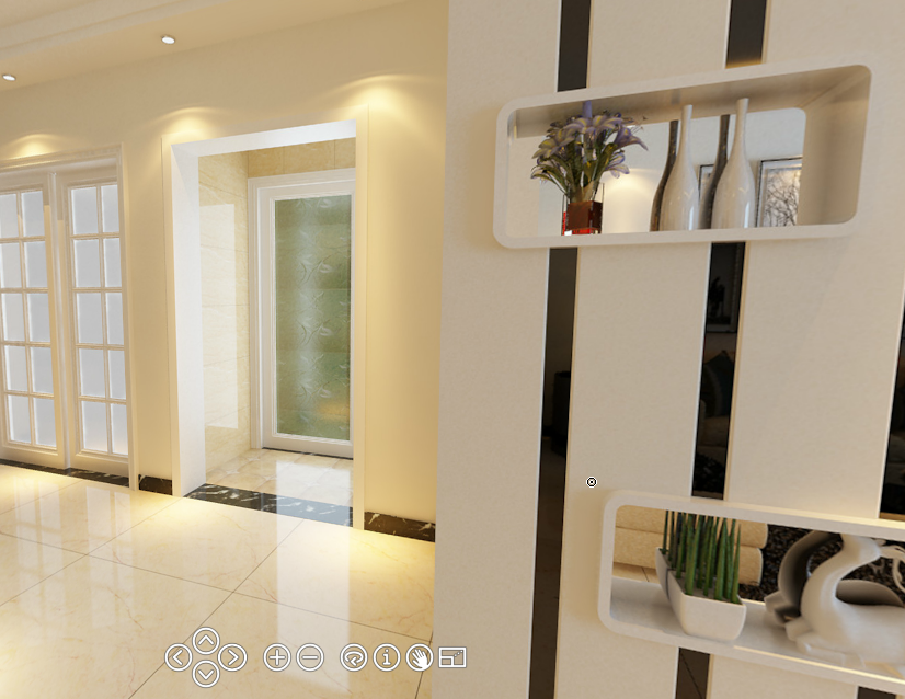 永威南樾二室两厅现代简约的装饰风格