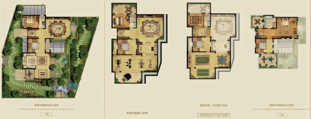 中式古典六居室515平米90万-龙湖狮山原著装修案例-苏州房天下家居