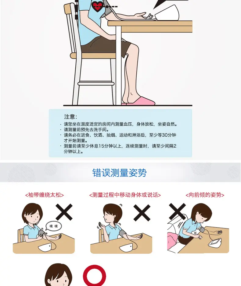 欧姆龙电子血压计hem-7124全自动上臂式家用测量仪血压表器 标配