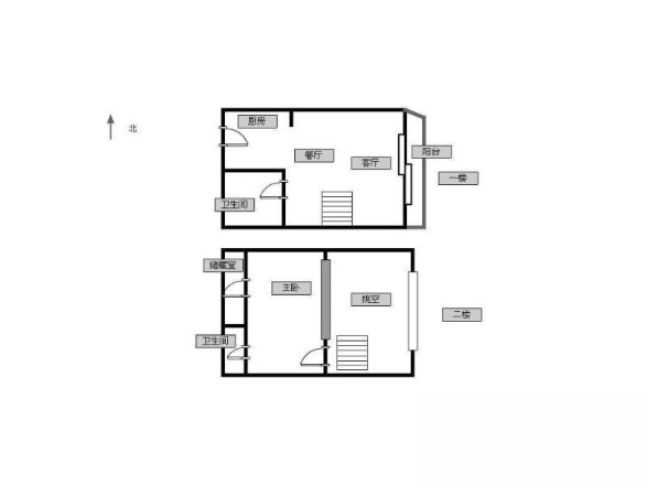 现代简约一居室42方效果图