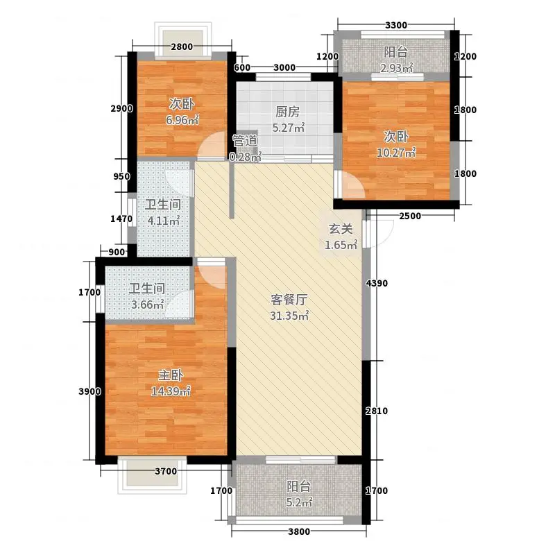 110平米的三居室运用现代的装修风格效果是怎样的保利上城装修