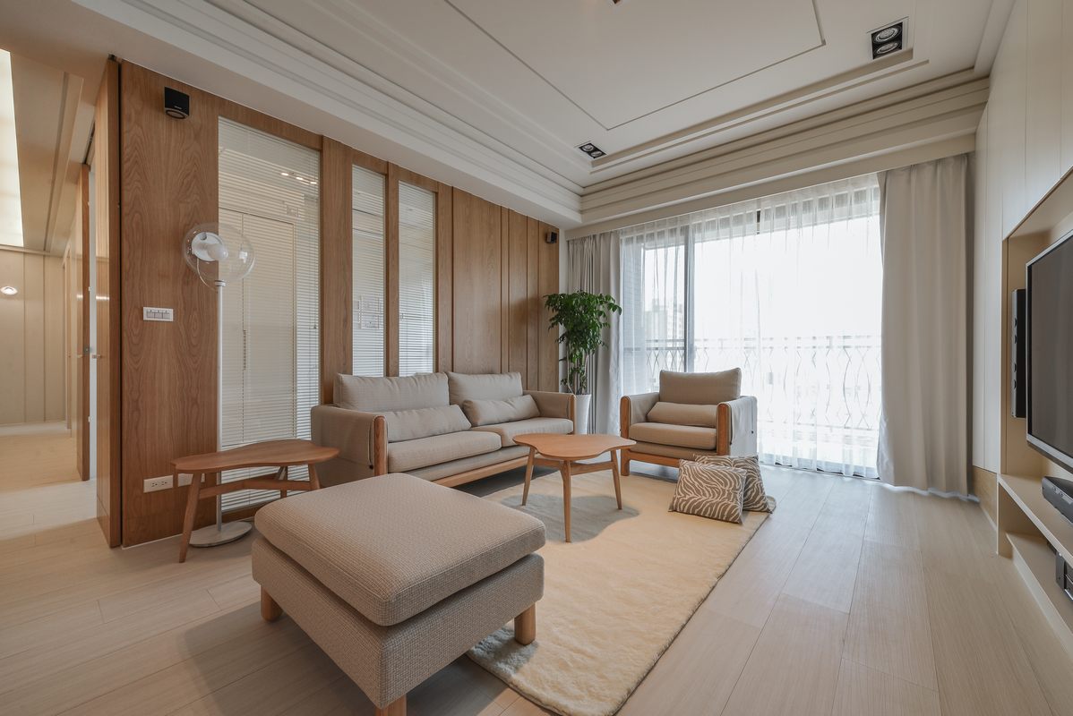 105平米的三居室装修案例欣赏，将日式风融入到现代生活当中。-佳兆业东江新城装修