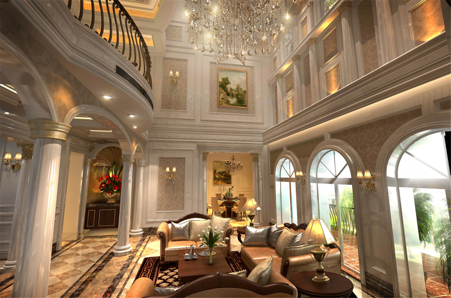 圣安德鲁斯独栋别墅项目装修欧式古典风格设计！