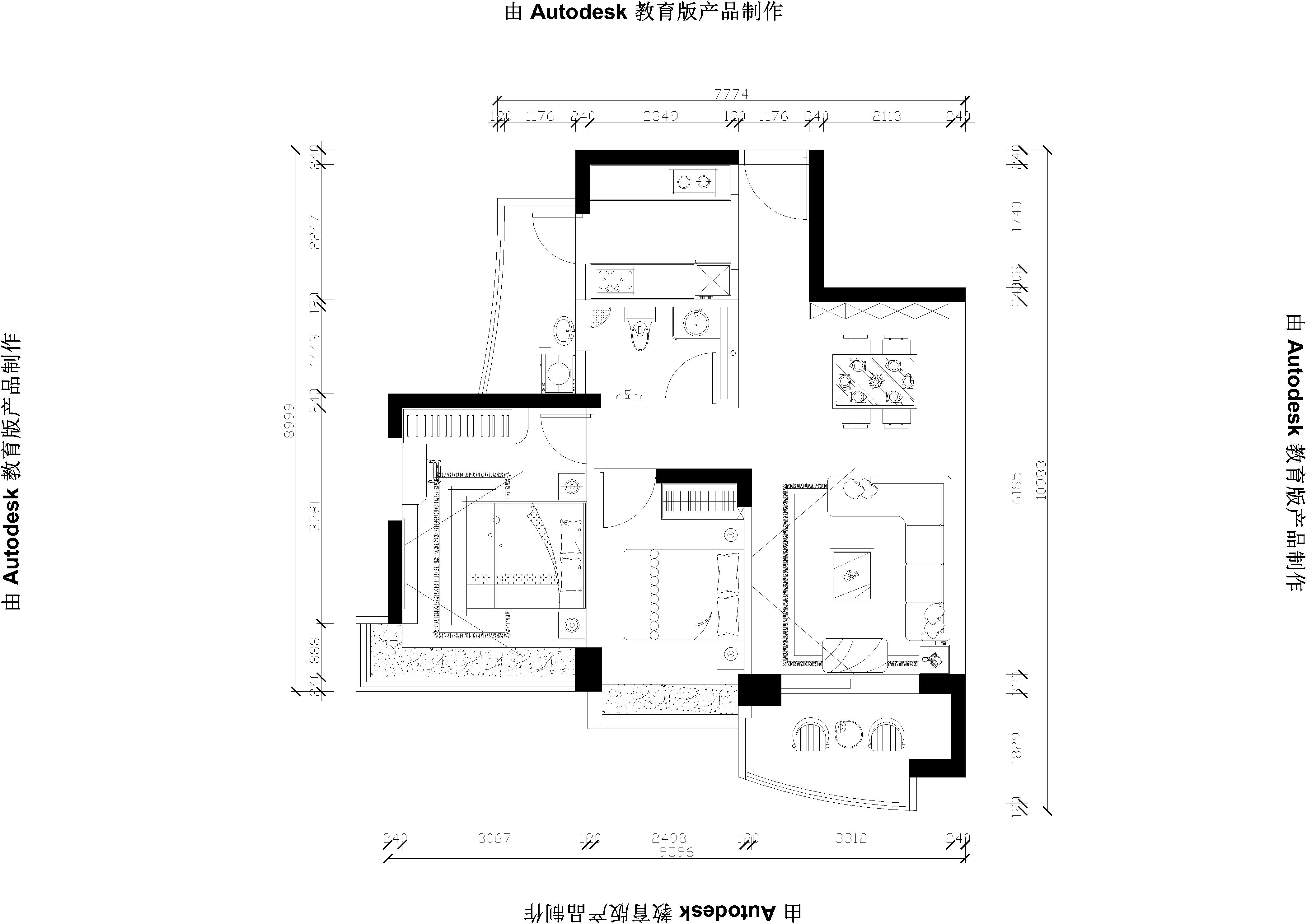 119平米中式古典风格三居室，预算15万，点击看效果图！-阳光都会广场装修