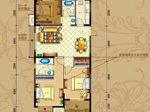 145平米的房子这样装修面积大了1倍，装修只花12万元！-西上海华府天地装修