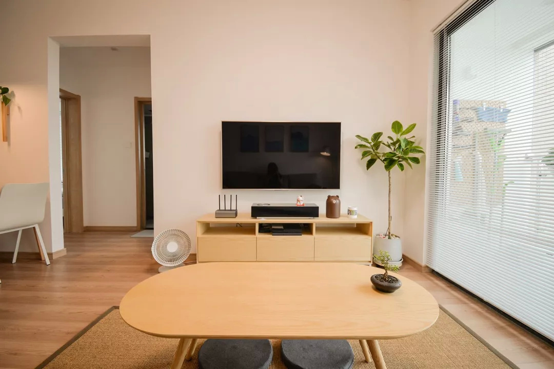 65平米二居室的日式风格案例，全包只花7万！-保利上城装修