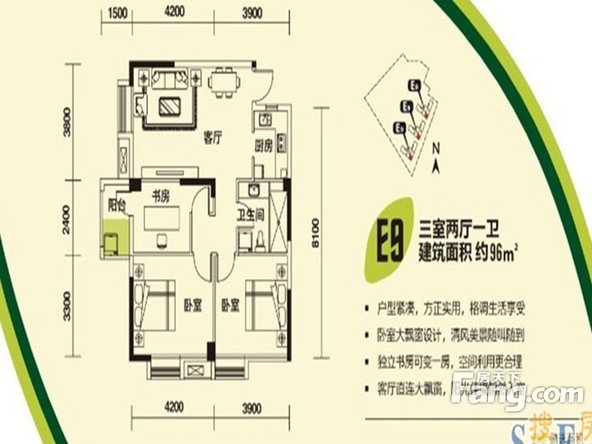 太不敢相信了96平二居室，全包花了9万，还是现代风格！-广电江湾新城装修