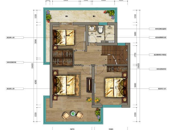 新房200平米四居室中式风格，装修只用了18万，谁看谁说划算！-金地湖城大境装修