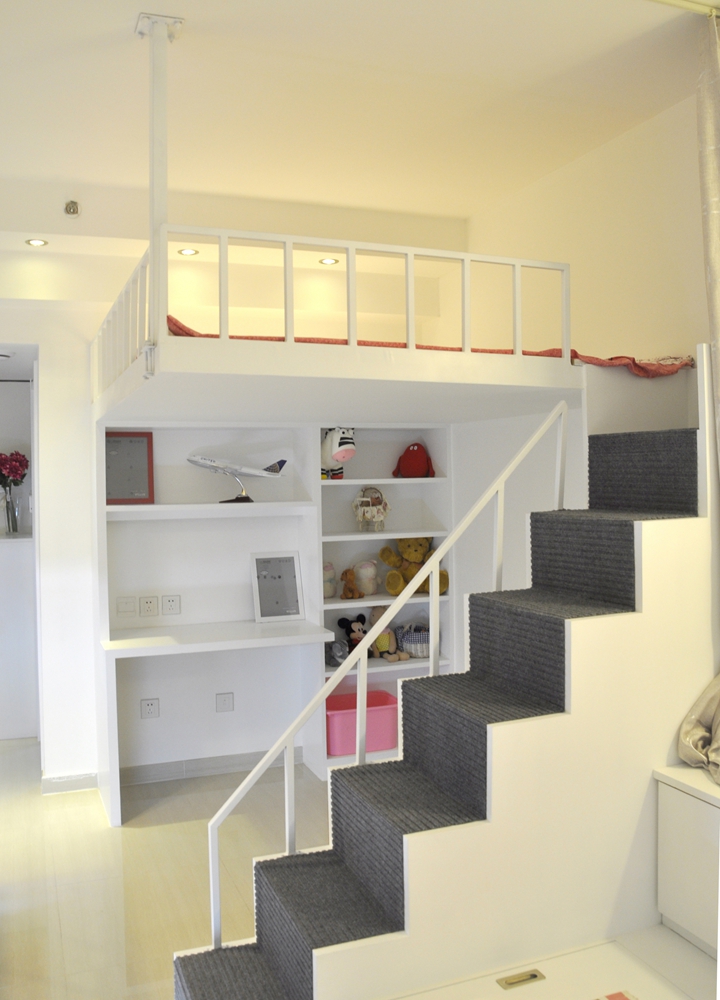 纯净-30平米现代风格公寓装修HOME整装逅屋装饰