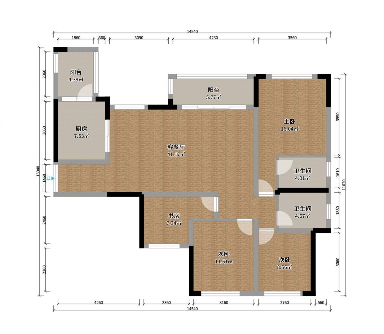 124平米的三居室要怎么装修才出其不意，选择简约风格准没错！-三里花城装修