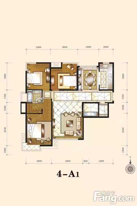 现代风格二居室如何装修，92平米的房子这样装才阔气！-北美金棕榈装修