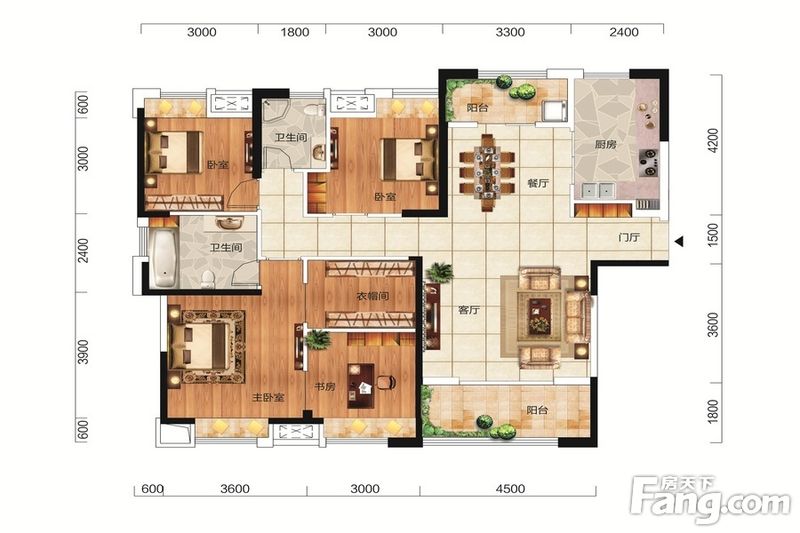 150平米现代风格三居室，预算20万，点击看效果图！-联投喻园装修