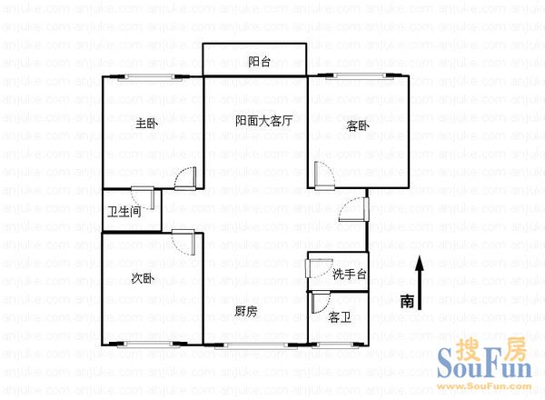 株洲康馨家园户型图图片