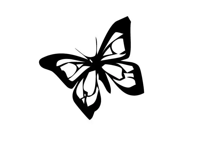 蝴蝶 头像一枚珍藏版(黑白经典型)