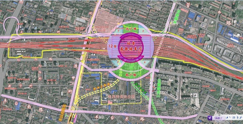 丰台火车站改造2013年竣工 [另转其它论坛发的规划图]