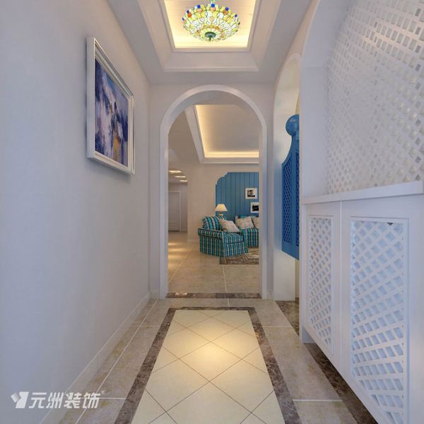 北京城建徜徉集-地中海风格-三居室