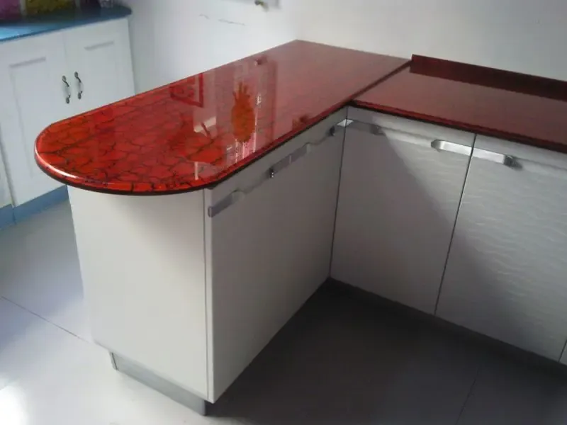 钢化玻璃窗台,灶台,窗口,亚口,采用进口玻璃釉喷涂