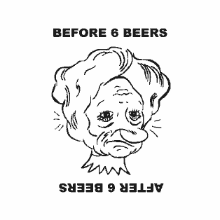 换个角度,换个思路,重新考虑一下,满脸皱纹的老太太就变成美丽的少女
