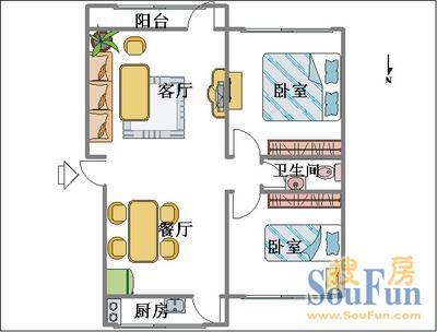 省测绘局宿舍户型图