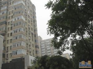 此房在小区中间,全南向,80米即到8000多平的